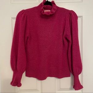 kate spade pearl button cuff sweater